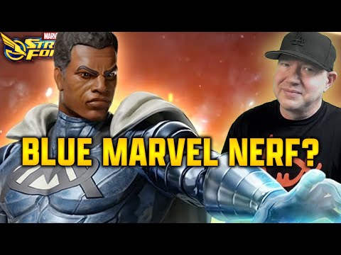 New Code - Blue Marvel Nerf - Well Kinda - Marvel Strike Force - Msf