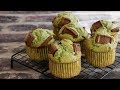 チョコ乗せほろほろ～抹茶マフィン | Matcha  Muffins
