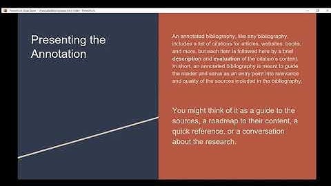 English 106 - Annotated Bibliography Assignment