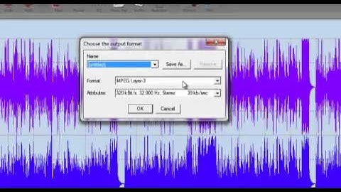 Audio file quality settings | Song Surgeon Export