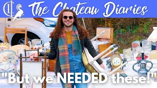 BROCANTE season has been OPENED!! | Finding Antiques for our Chateau at a French Flea Market 🏰