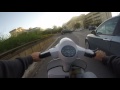 Riding to School with my Vespa PX