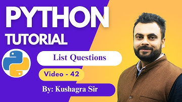 Question On List | Video by Kushagra Sharma #python #lists