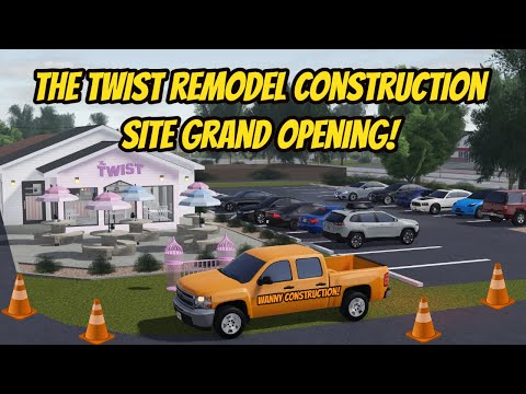 Greenville, Wisc Roblox l Construction Crew Rebuilds the Twist Update Roleplay