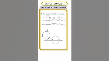 TS Eamcet| 2023 ||🖍 Circles for eamcet 2023 👉 Maths 2A Concpt 📓📕 Part - 1