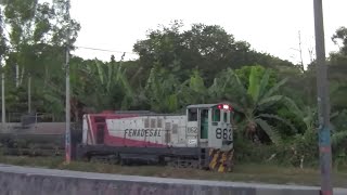 Vestigios de las vías del tren