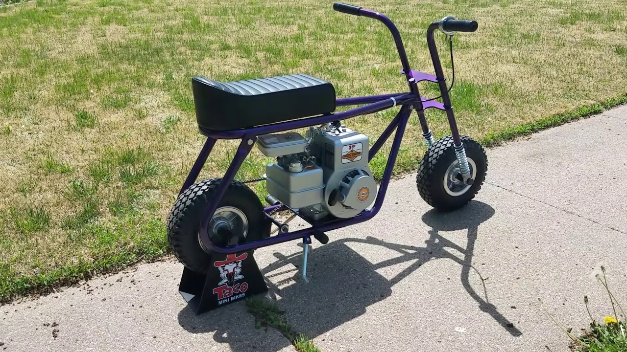 vintage taco mini bike