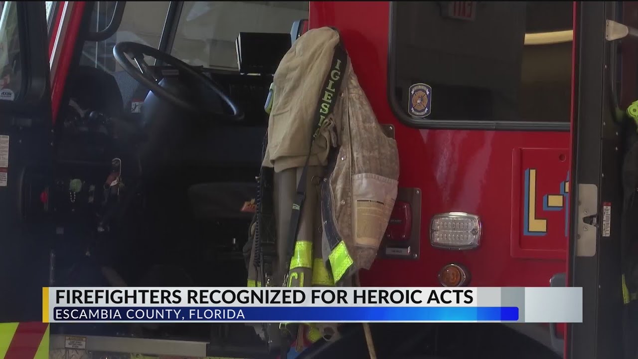 Escambia County Fire Rescue recognizes firefighters for life-saving ...