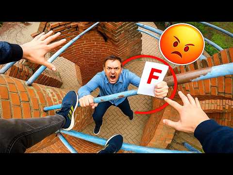 ESCAPING ANGRY TEACHER Epic Parkour POV Chase Part 8