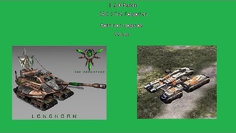 C&C 3: The Forgotten 1.2.0 patch: non-upgrade Longhorn versus non-upgrade Mammoth Mk. III Tank