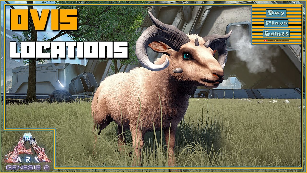 Ark Genesis 2 All Ovis Spawn Locations Where To Find Them Youtube