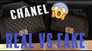 HOW TO SPOT A FAKE CHANEL HANDBAG! Chanel Real vs. Fake Comparison