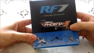 22 in 1 RC Flight Simulator Set cable - Simulatore RC - Test with FlySky FS-i6 and stick calibration