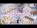 Babyshower candy table treats  diy treats for a dessert candy bar