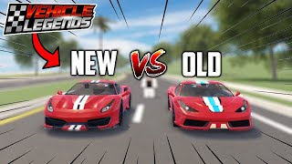 NEW Ferarri VS OLD Ferarri! (Roblox Vehicle Legends)