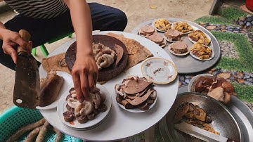 Tiệc tất niên tết 2025 lợn 71kg tại quê Tuyên Quang toàn món ngon. Nguyễn Tất Thắng