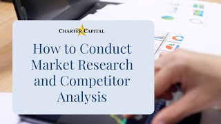 How to Conduct Market Research and Competitor Analysis