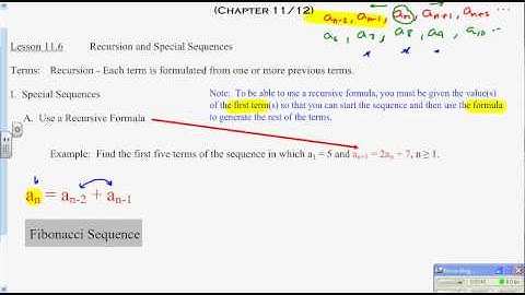 AA2T L11.6 Recursion & Special Sequences