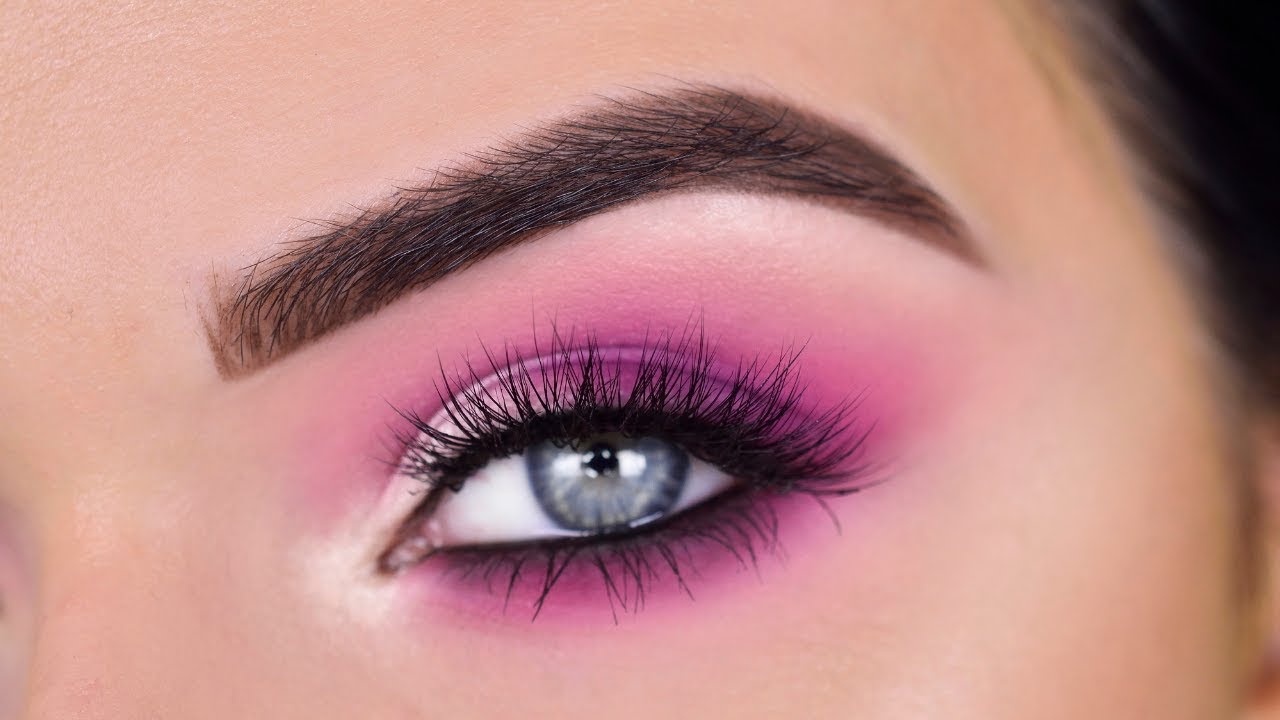 Morphe X James Charles Palette  Pink Valentines Eye Makeup Tutorial 