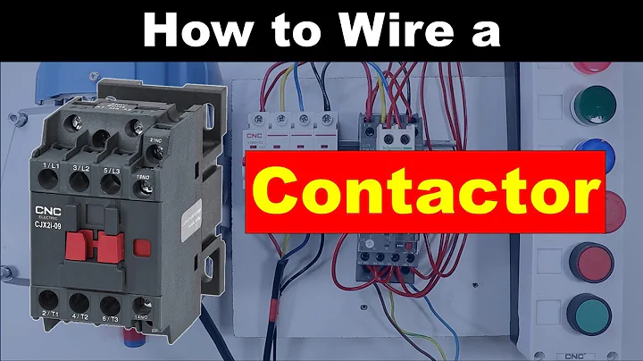 Basic Contactor Wiring Explained | How to Wire a 3-Phase Motor with Start/Stop @TheElectricalGuy