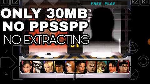 Only 21.2mb download tekken 3 in your android no ppsspp no extracting with interesting cheat codes