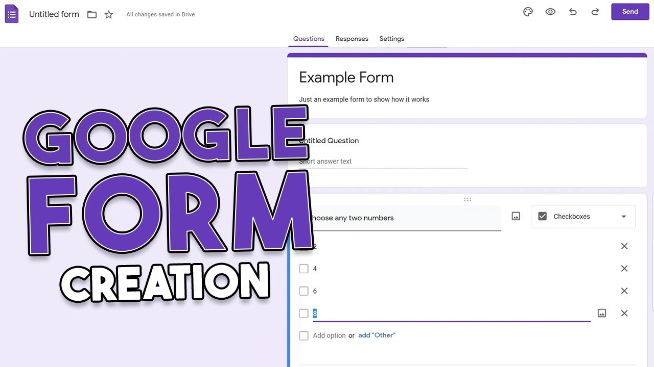 How To Make A Google Form - YouTube