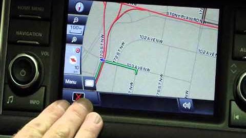 2011 Land Rover Navigation Cancel Route Guidance