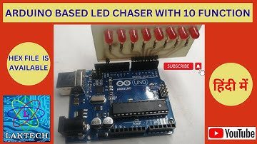 How to make led chaser using arduino/LED CHASER/ATMEGA238P/LED PROJECTS/DIY/ARDUINO UNO