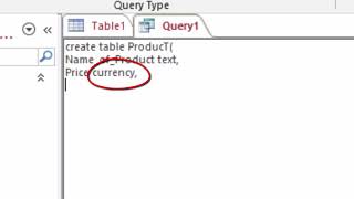 How to use currency data type in SQL view in Microsoft Access@COMPUTEREXCELSOLUTION