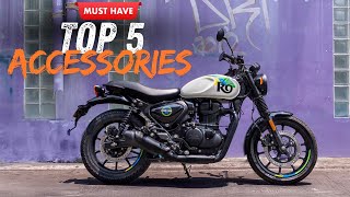 Top 5 Must-Have Hunter 350  Accessories | Royal Enfield Hunter In 2025