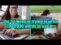 1 MILLION WORDS IN A YEAR (MILWORDY) // week 1 writing vlog!