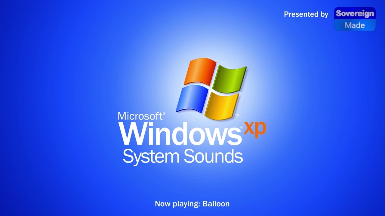 Windows XP System Sounds (2001) | Audio | SovereignMade - YouTube