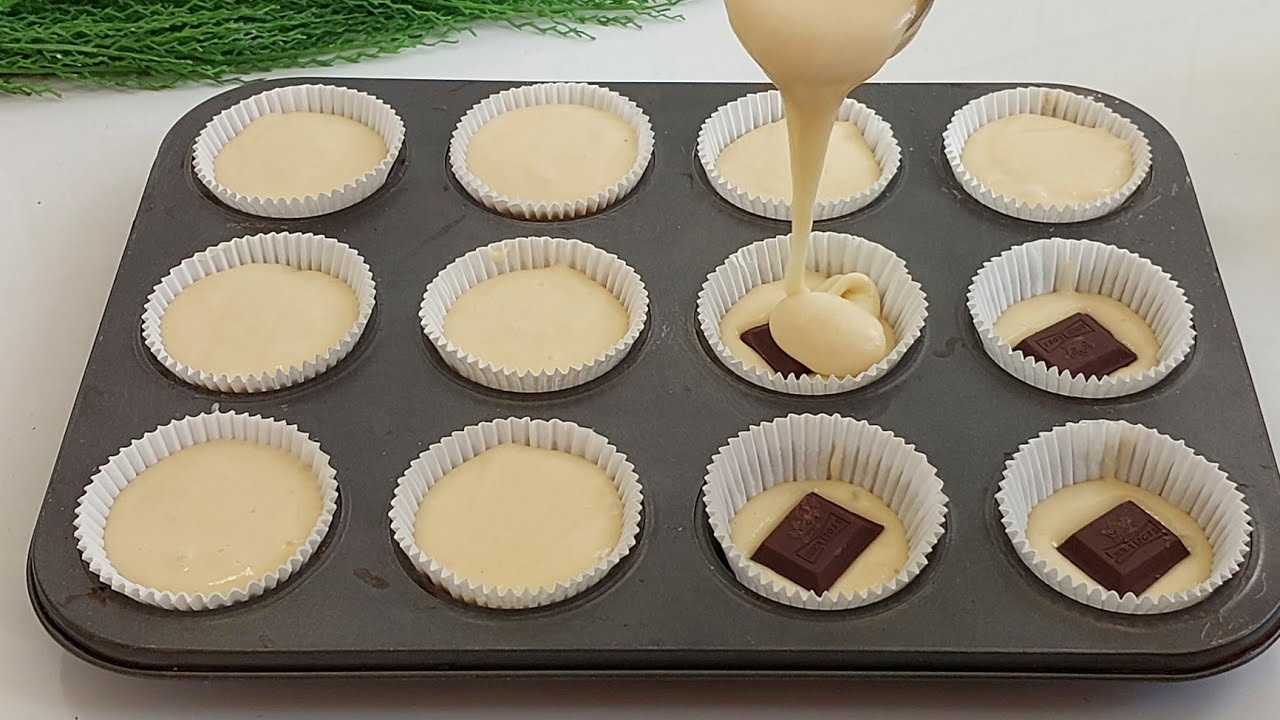 سر كاب كيك المخابز الكبرى👌بيضة وحدة حضري 12 حبة أو أكتر مع سر الإنتفاخ و طريقة الطهي الصحيحة👍🏻👍🏻🥰🥰