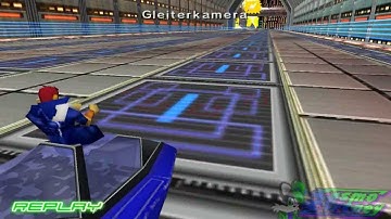 F-Zero GX HACKED - Captain Falcon enjoys sitting on the windscreen