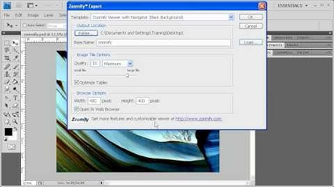 2.17 Using Zoomify to Upload High Resolution Images to the Web: Adobe Photoshop CS4 Video