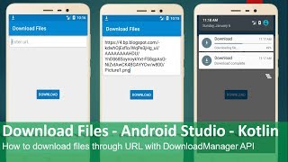 This video will show you how to download files easily using the
official downloadmanager api. we also handle runtime permission of
write_external_storag...