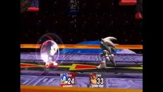 SSBB Hack Preview - SA2 Sonic VS SA2 Highpoly Shadow Update