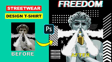 Creating Streetwear Design in Photoshop - Speed Art