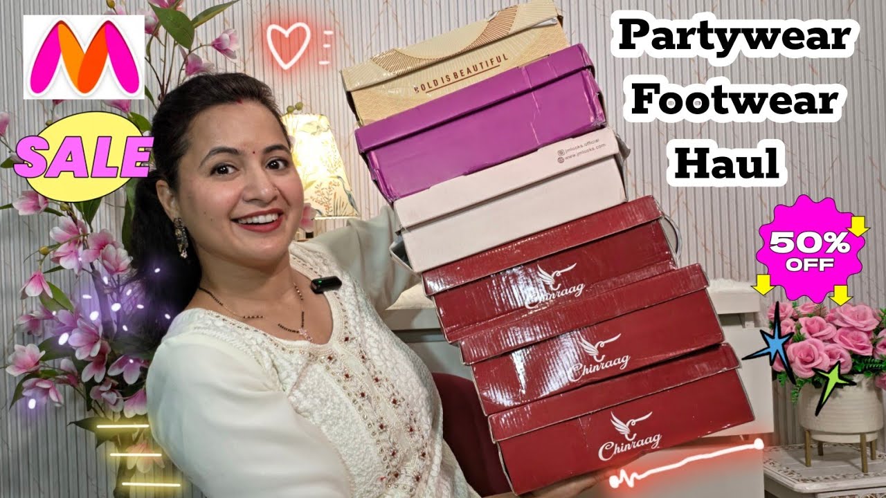 *Under Rs.699* Myntra Footwear Haul | Loafers ,Box Heels , Wedges & Sliders | Neema's Talk