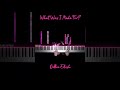 Billie Eilish - What Was I Made For? Piano Cover #WhatWasIMadeFor #PianellaPianoShorts