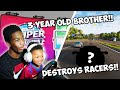 My 3 Year Old Brother Destroys Racers In Mystery Wheelspin Car!!!