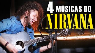 4 Músicas do NIRVANA no VIOLÃO e VOZ