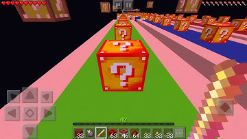 Unlucky Block Race in Minecraft PE