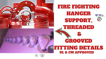 Fire Fighting Fitting and supports Detail Part-1 | Fire Fighting Fittings UL Listed | MEP Tech Tips