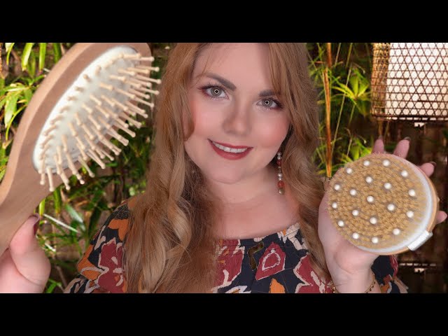 ASMR Luxus Dschungel Spa: Massage, Face Treatment & Friseur (Wellness Roleplay Deutsch)