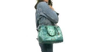 Brahmin Melbourne Small Finley Satchel SKU: 9593747