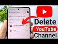 How to delete youtube channel permanently  youtube channel delete kaise kare