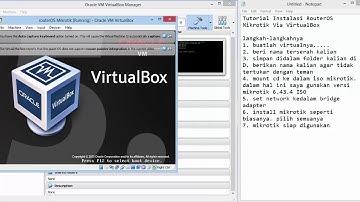 tutorial setting mikrotik virtualbox