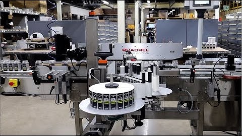 High Speed Front Back Wraparound Labeling on Round and Square Spice Containers