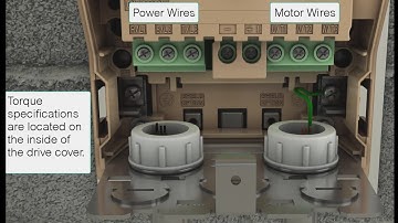 Yaskawa HV600 AC Drive - Wiring for 124 Output Amps and Smaller Models